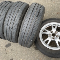 5分山DLエナセーブ185/65R15✖️3本、トヨタ純正6J×...