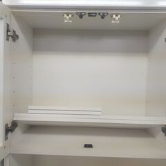 リサイクルストアスターズ鹿大店】キッチンボード ホワイト レンジボード