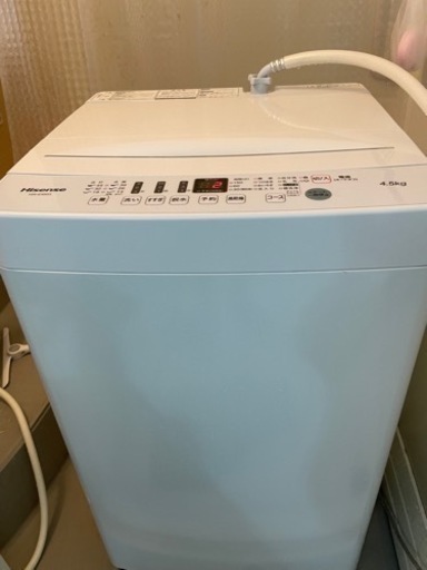 美品洗濯機一人暮らし HISENSE HW-E4503 全自動電気洗濯機（家庭用）