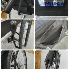 J069☆ノーパンク仕様☆MiKi☆折りたたみ車いす