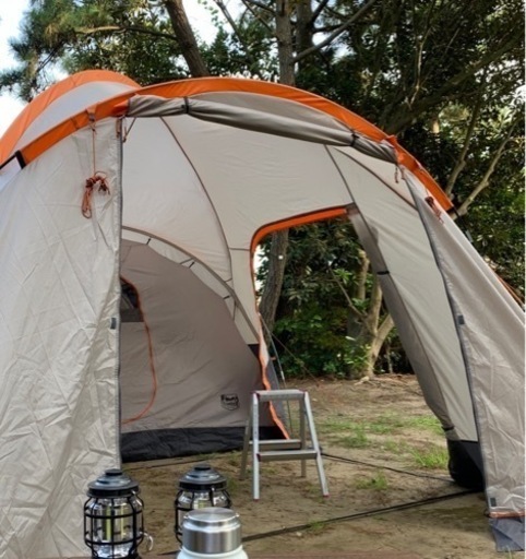 売却済】キャンプ用テント 3回使用 ティンバーリッジ 6人用 ツー