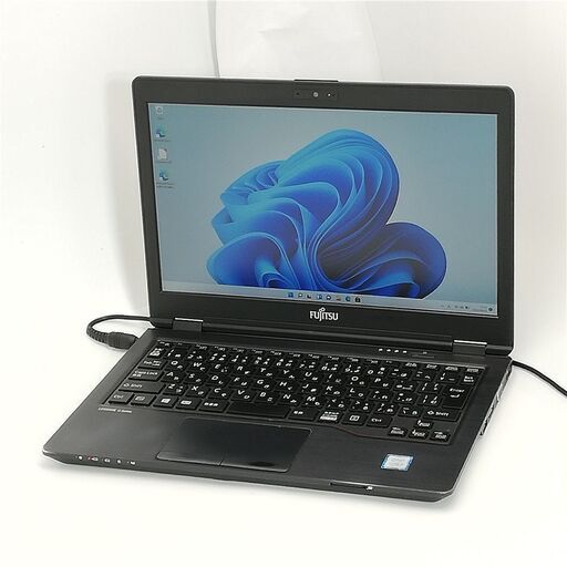 保証付 日本製 高速SSD 12.5型 ノートパソコン 富士通 U727/P 中古良品 第7世代Core i5 8GB 無線 Bluetooth カメラ Windows11 Office