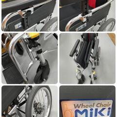 J004★多少使用感有り★MiKi★折りたたみ車いす