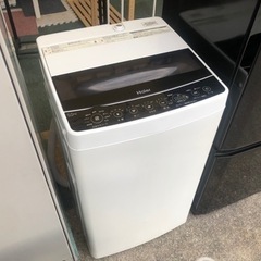 【リサイクルサービス八光　田上店　安心の3か月保証　配達・設置OK】ハイアール HAIER JW-C55D K [全自動洗濯機 5.5kg ブラック]
