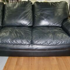 R096 NITORI 本革カウチソファ、コーナーソファ、全幅238cm