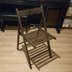 ikea 無垢材 折りたたみチェア