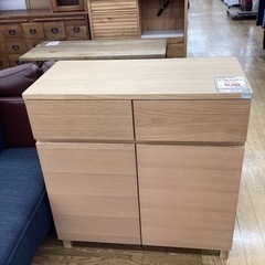 KI-112【新入荷 リサイクル品】無印良品 オーク材 キャビネット ナチュラル