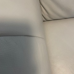 カリモク　本皮　ソファ　二人掛け