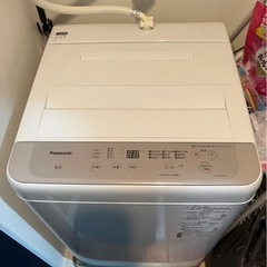 《決まりました》パナソニック　洗濯機6.0（保証有り）