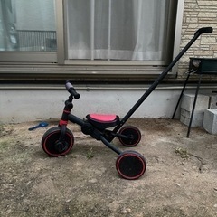 三輪車　手押し棒付き