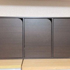 ニトリ 3段扉付き カラーボックス