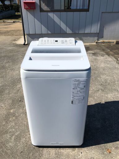 保証残期間あり【2022年製】パナソニック Panasonic　FAシリーズ　簡易乾燥機能付洗濯機　洗濯7kg　スゴ落ち泡洗浄　ほぐし脱水　NA-FA70H9