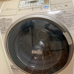 日立　2012年製　ドラム式洗濯機　水漏れジャンク品