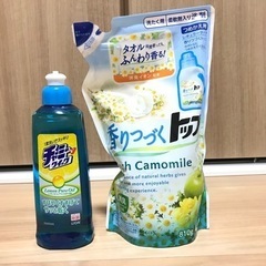 未使用　洗濯洗剤、食器洗い洗剤セット