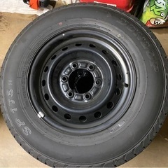 ハイエース純正タイヤ×ホイール　ダンロップ (SP175N) 195/80R/15 107/105N LT (2022年6月製) ハイエース純正タイヤ×ホイール ダンロップ (SP175N) 195/80R/15 107