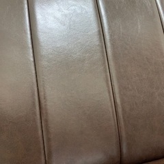 ニトリ 2人用合皮ソファ 定価3万 ヴィンテージ風