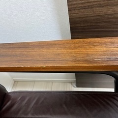 ニトリ 2人用合皮ソファ 定価3万 ヴィンテージ風