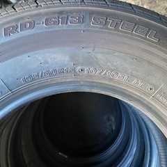 【決まりました】値下げ　美品　195/80R15 ブリヂストン  RD613 新車装着タイヤ4本