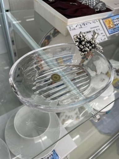 【ドリーム川西店御来店限定】 genuine クリスタルトレー   クリーニング済み 【2003249255621731】