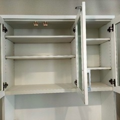 白い食器棚　状態かなり良し！