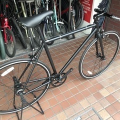 ☆新車 限定一台☆軽量シングルピストバイク オリジナル クロモリ ブラック