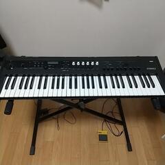 KORG PS60 シンセサイザー ペダルスイッチ、スタンドセット