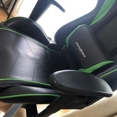 ゲーミングチェア DXRACER 緑　状態良いです☆