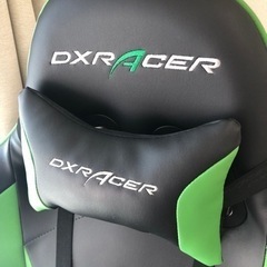 ゲーミングチェア DXRACER 緑　状態良いです☆