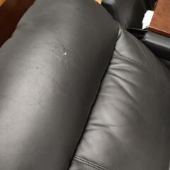 電動　リクライニング　ソファ　三人掛け