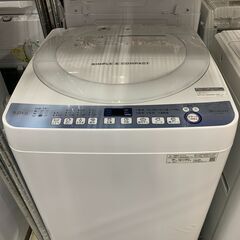 ◎SHARP 7.0kg全自動電気洗濯機 2019年製 ホース短めです！ 蓋