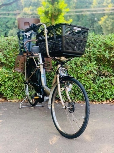 ❸4335 長生き8.9A 子供乗せ電動自転車　ﾌﾞﾘｼﾞｽﾄﾝ 保証3ヶ月