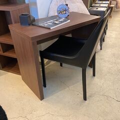 宇都宮でオシャレな家具を探すなら『オトワリバース！』展示品 デスク 机 作業台 ブラウン リビング家具 中古品