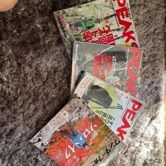 アウトドア雑誌4冊　PＥＡＫＳ　ワンダーホーゲル