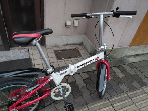 Switzsport[スウィツスポート]20吋 折り畳み自転車 外装6段/ホワイトx