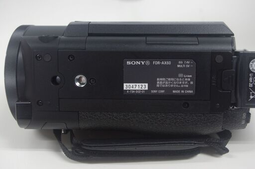 【良品】SONY Handycam FDR-AX60 4K ビデオカメラ