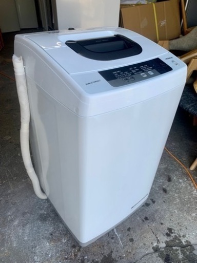 札幌市内配送無料 16年製 HITACHI 日立 5kg 全自動洗濯機 NW-5WR  