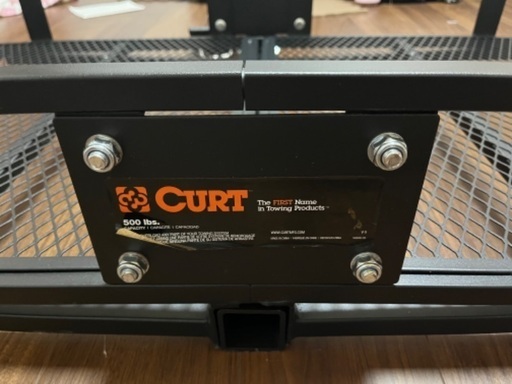 CURT 18153 カーゴキャリア/ヒッチキャリアカーゴ 折り畳み可