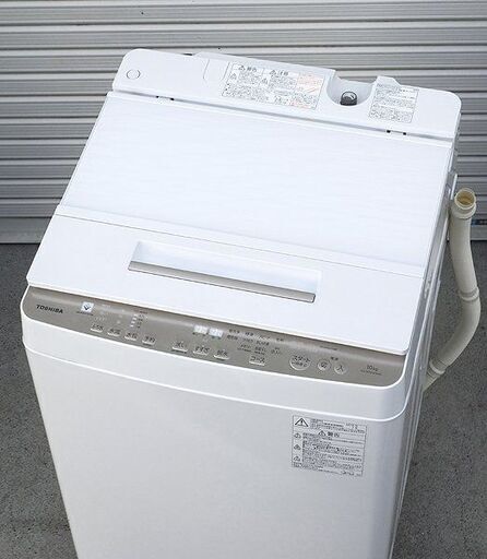 札幌市/清田区 TOSHIBA/東芝 10kg 全自動洗濯機 AW-BK10SD6-W グランホワイト 2018年製 ビックカメラオリジナル 動作確認済