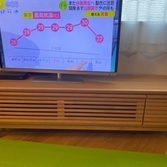 【美品】アルダー材テレビボード　150cm
