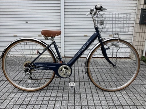 27インチ自転車】美品❗️使用少ない❗️6段変速 LEDオートライト付