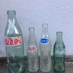 (決まりました)昔の飲料水の瓶
