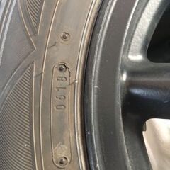 ブラックレーシングタイヤ付き４本セット　PCD１００・４穴　オフセット４０と４５です。