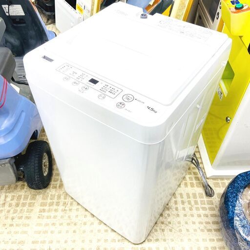 3/18ヤマダ/YAMADA 洗濯機 YWM-T45H1 2021年製 4.5キロ
