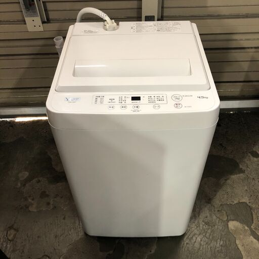 10/7 終 2020年製 YAMADA SELECT 洗濯機 4.5kg YWM-45H1 動作確認済 清掃済 Ys ヤマセン 菊MZ
