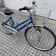 27インチ自転車】内装3段変速付 アルミフレーム 美品❗️前後タイヤ新品