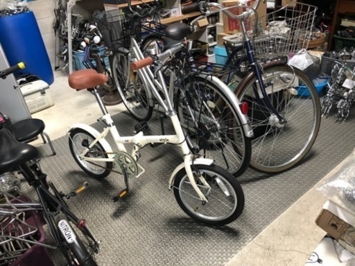 CONTES du JOUR 折り畳み自転車 折りたたみ自転車 ホワイト 16インチ