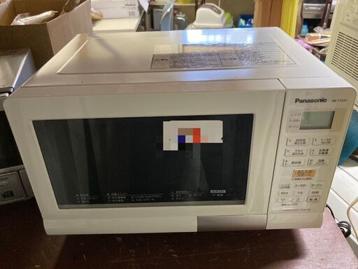 ☆中古￥9,000！Panasonic　パナソニック　オーブンレンジ　家電 　2018年製　NE-T15A1-W型 　【BI196】