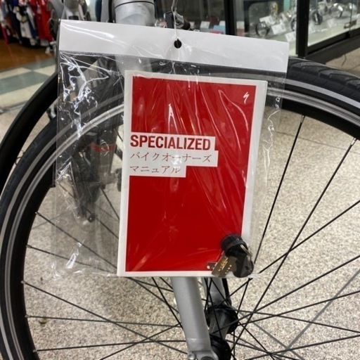 中古自転車2180 訳あり クロスバイク 前後タイヤ新品！ 700