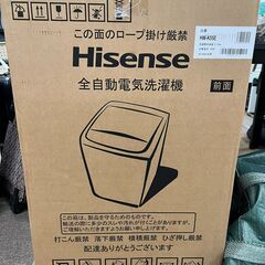 【未開封・未使用】 ハイセンス 全自動 洗濯機 5.5kg ホワ...