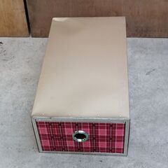 中古品　押し入れ収納ケース1(金属　39x70x25)　　(取り...